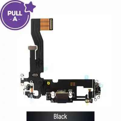 Charging port repair for iPhone 12 / 12 Pro (PULL-A)-Black