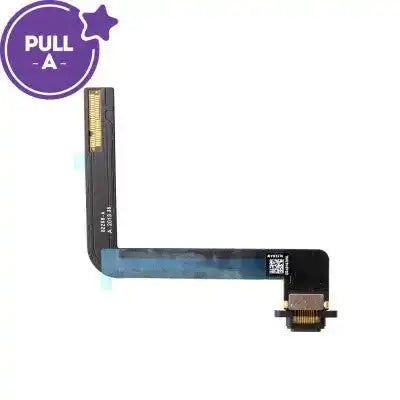 Charging port repair with Flex Cable for iPad 10.2 (2019) / (2020) / (2021) (PULL-A)-Black PULL-A