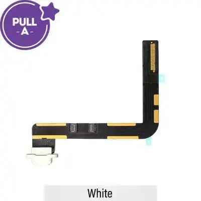 Charging port repair with Flex Cable for iPad 10.2 (2019) / (2020) / (2021) (PULL-A)-White