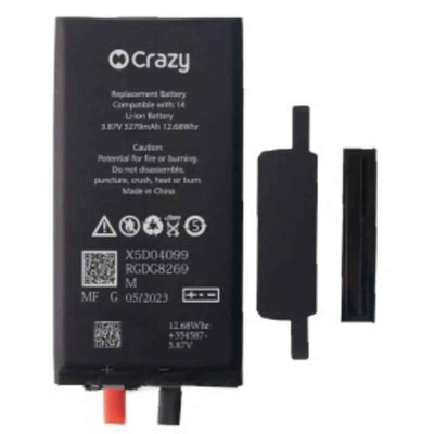 Crazy Core Series- iPhone 14 Replacement Battery Core with Adhesive Strips 3279mAh