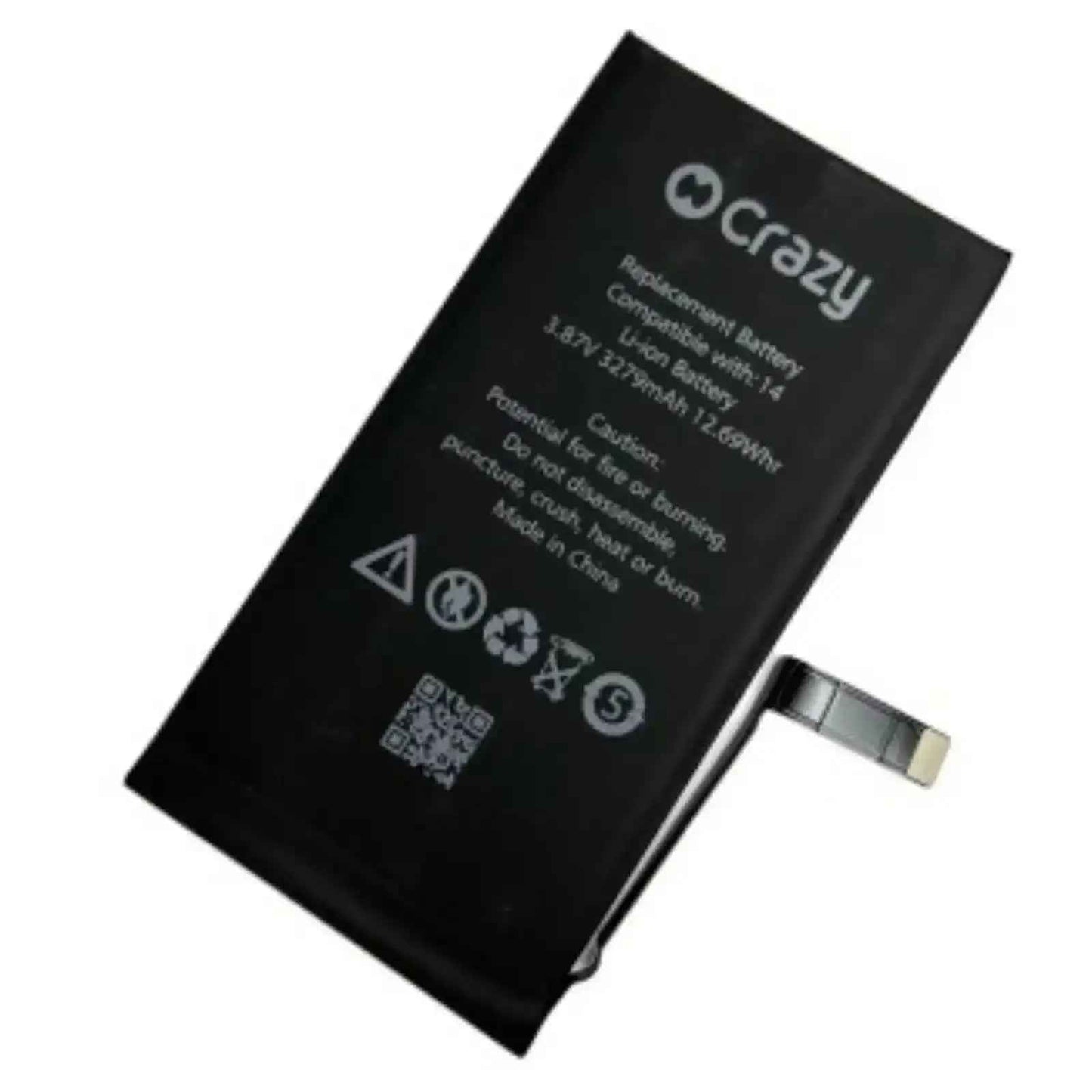 Crazy Improved Quality- iPhone 14 Replacement Battery with Adhesive Strips 3279mAh TI CHIP: TI 27546-A3 IC Cheapest Price