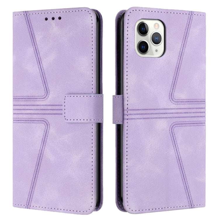 Triangle Solid Color Leather Phone Case
