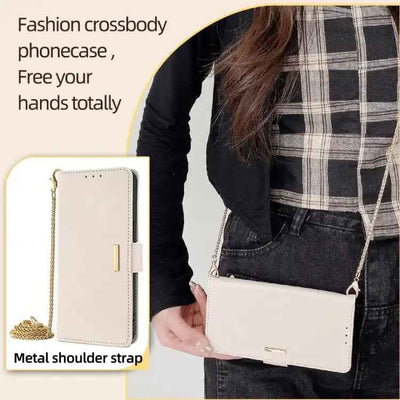 Crossbody Chain Leather Phone Case