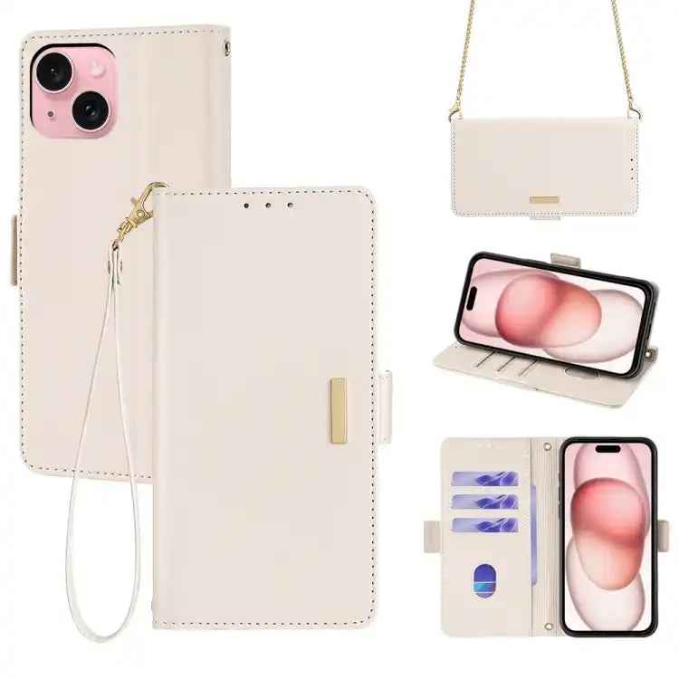 Crossbody Chain Leather Phone Case