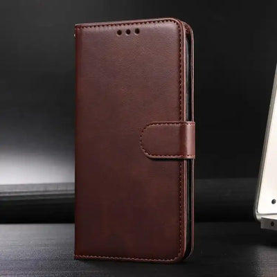 Classic Calf Texture Flip Leather Phone Case