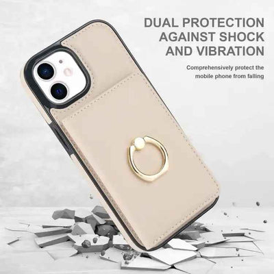 RFID Anti-theft Card Ring Holder Phone Case