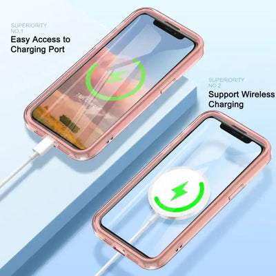 Colorful MagSafe Magnetic PC Hybrid TPU Phone Case