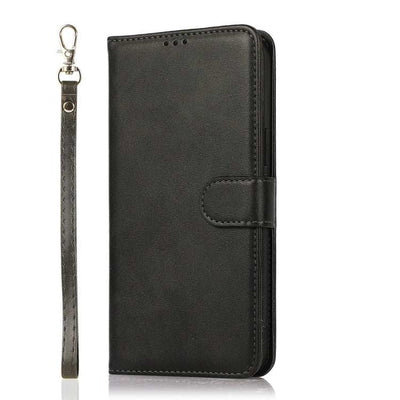 Calf Texture 2 in 1 Detachable Magnetic Back Cover Leather Case