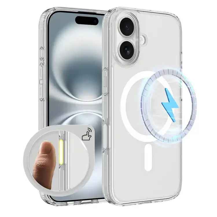 Camera Control Button Integrated MagSafe Clear Phone Case
