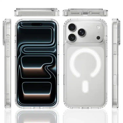 Camera Control Button Integrated MagSafe Clear Phone Case