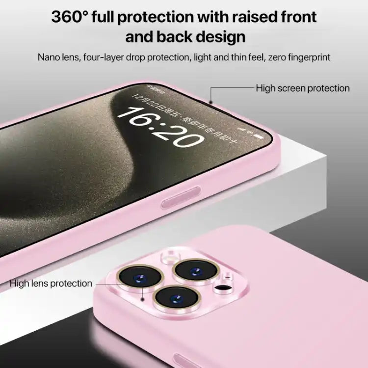 Nano Lens Cover Liquid Silicone Phone Case