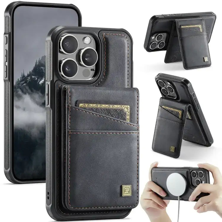 AutSpace A12 MagSafe Magnetic RFID Card Bag Phone Case