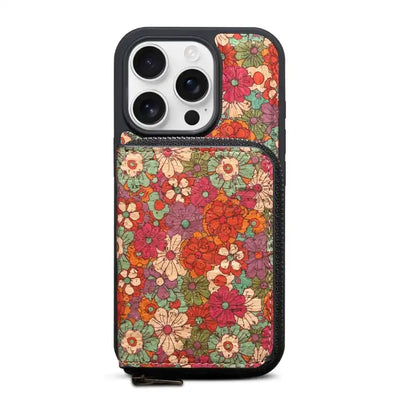 Denior D23 MagSafe Detachable Zipper Wallet Holder Phone Case