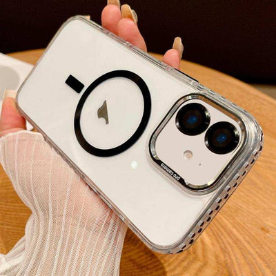 Transparent MagSafe Phone Case with Lens Film