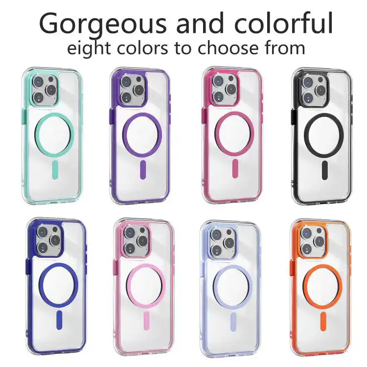 Acrylic Hybrid TPU Airbag Shockproof MagSafe Phone Case