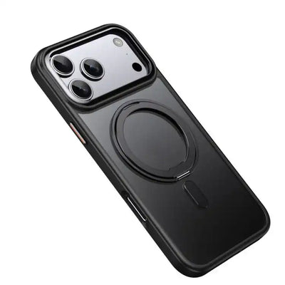 Frosted 360 Degree MagSafe Magnetic Holder Phone Case