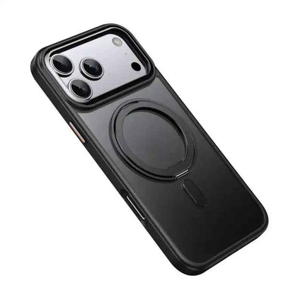 Frosted 360 Degree MagSafe Magnetic Holder Phone Case