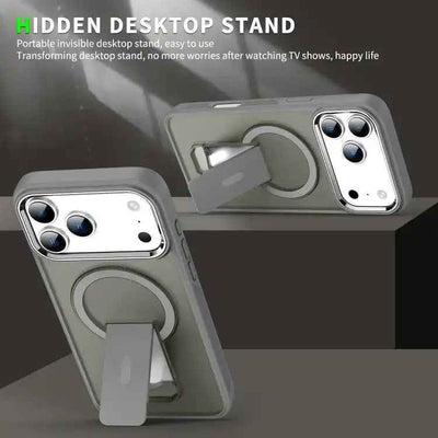 Acrylic Hybrid TPU MagSafe Holder Phone Case