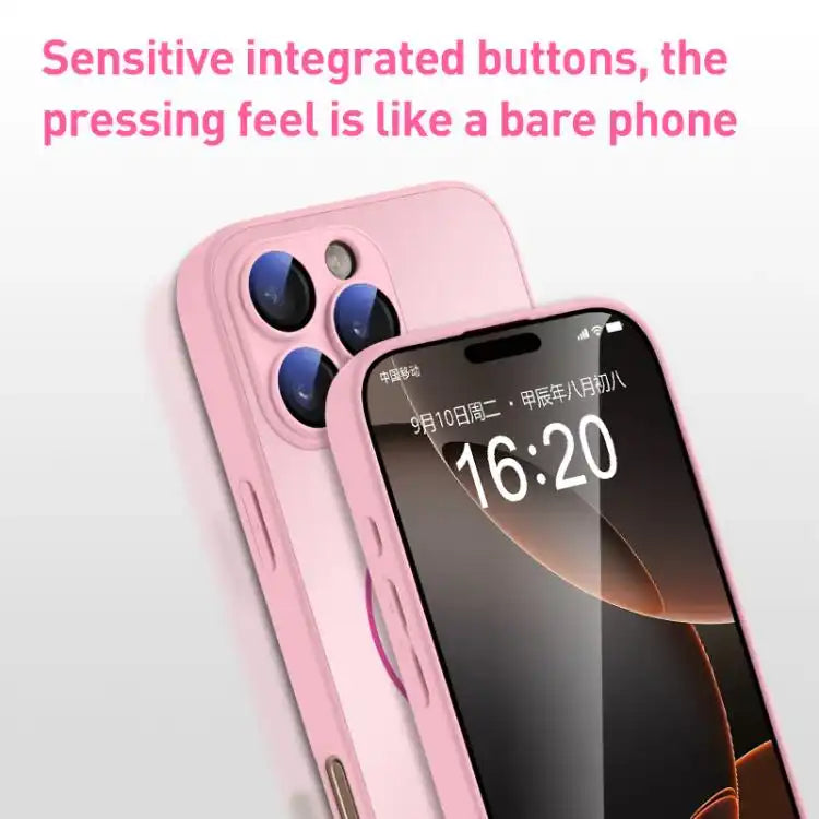 Thin Circle MagSafe Skin-feel AG Glass Phone Case