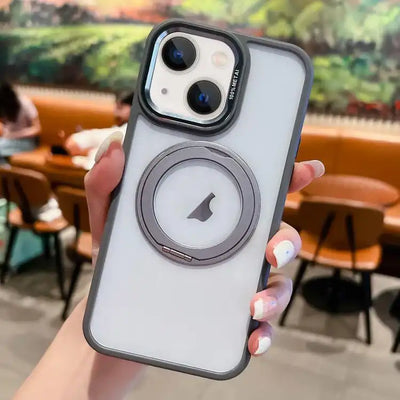 Transparent MagSafe Ring Holder Phone Case