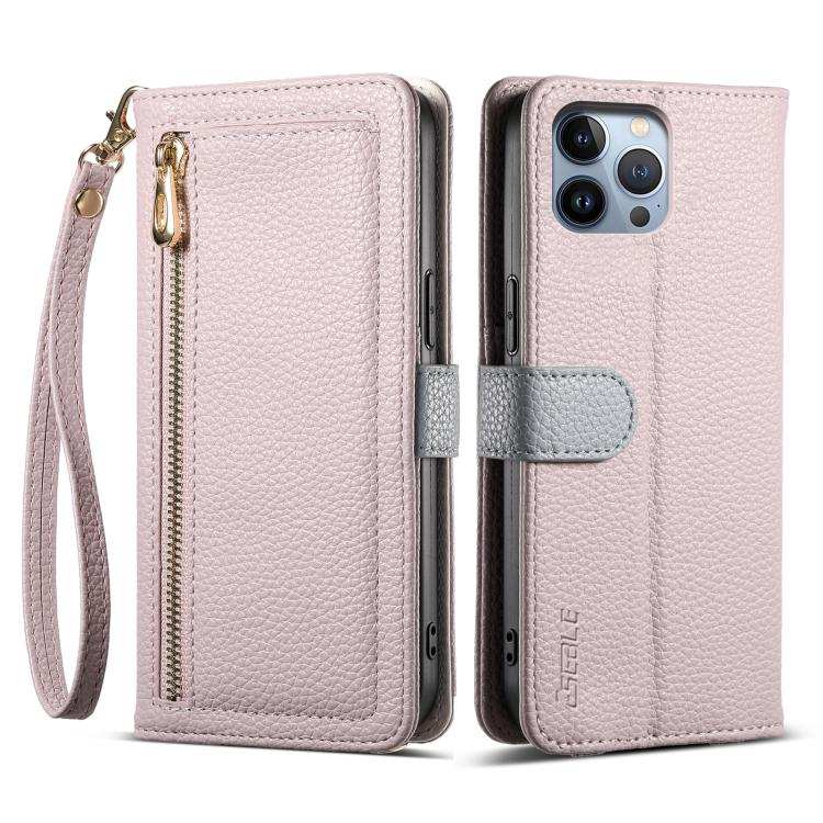ESEBLE E11 Colorful Litchi Pattern Zipper Wallet Leather Phone Case