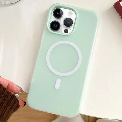 Skin Feel MagSafe Magnetic PC Hybrid TPU Phone Case