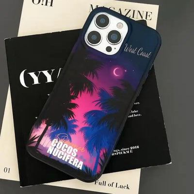 Coconut Tree Double-sided lamination TPU Phone Case