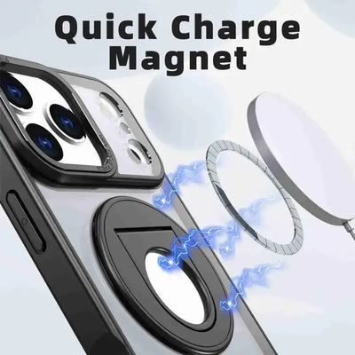 Rotating Ring Magnetic Holder Phone Case