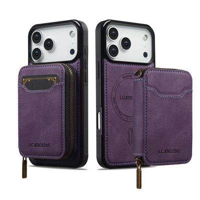LC.IMEEKE L6 Series Zipper Card Bag MagSafe Magnetic Phone Case LC.IMEEKE