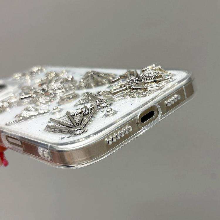 Dark-Style Spider Epoxy Acrylic Hybrid TPU Phone Case