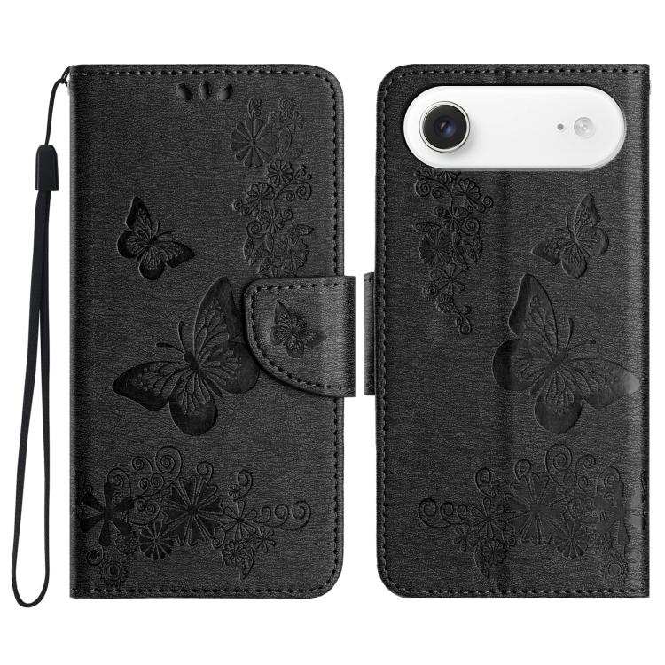 Butterfly Embossed Flip Leather Phone Case