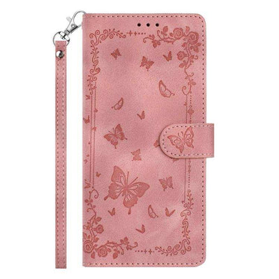 Secret Garden Butterfly Pattern Leather Phone Case