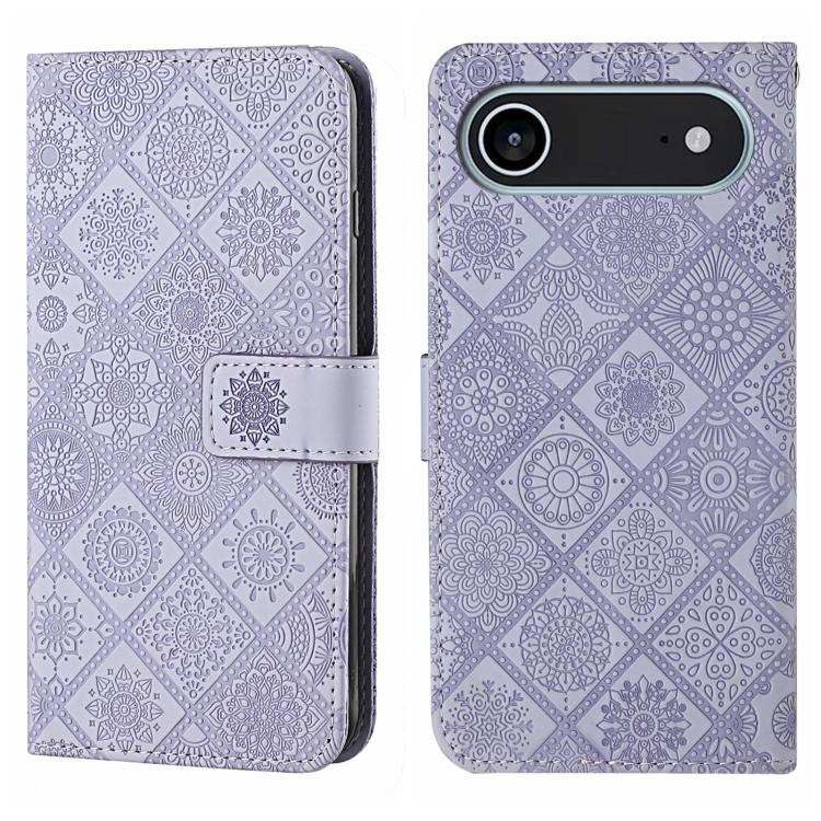 Ethnic Style Embossed Pattern Leather Phone Case