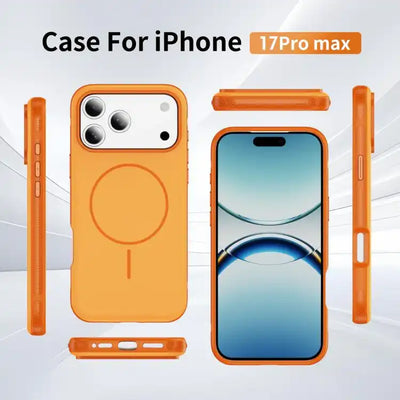Two-colors Imitation Original Magsafe PC Hybrid TPU Phone Case
