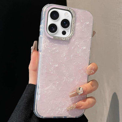 Gilded Colorful Shell Patterned TPU+IMD Phone Case