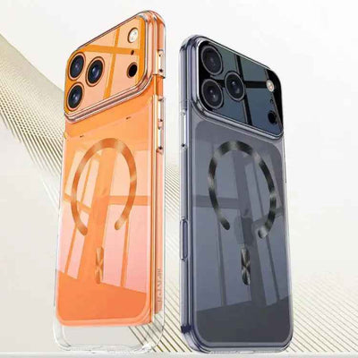 GKK Phantom CD Pattern Magnetic MagSafe Transparent Phone Case