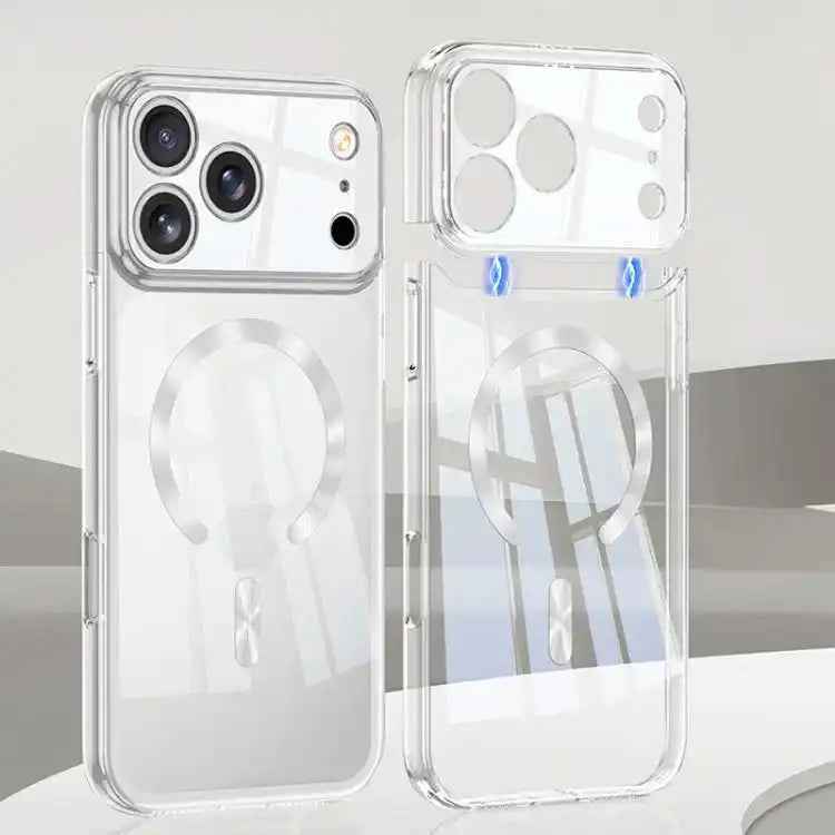 GKK Phantom CD Pattern Magnetic MagSafe Transparent Phone Case