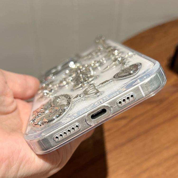 Large Hole Camera Frame Dark-themed Gun Design Full Coverage Phone Case