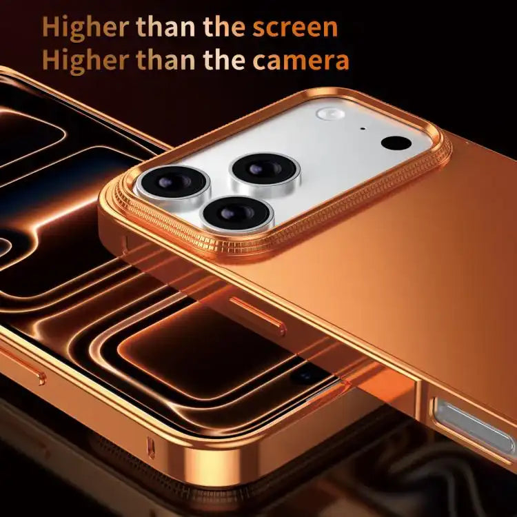 Metal Frame Micro-frosted Back Panel Phone Case