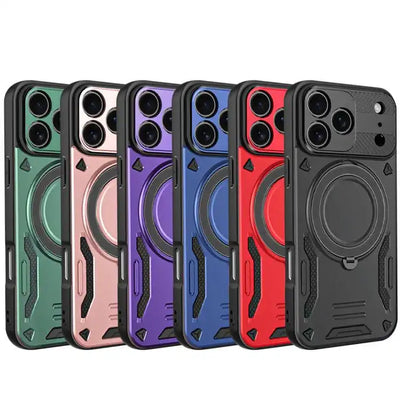 MagSafe 2 in 1 TPU Phone Case with Rotating Holder