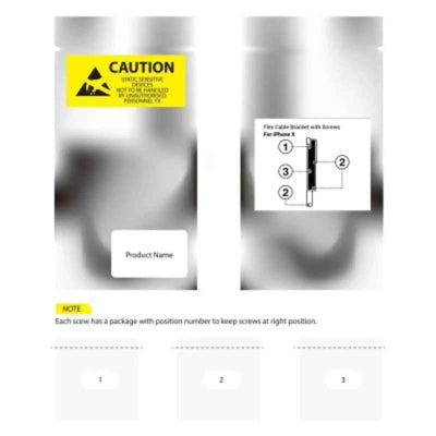 Flex Cable Bracket with Screws for iPhone X