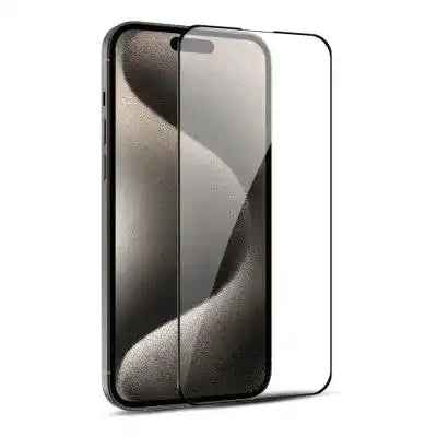 Full Coverage Tempered Glass Screen Protector For iPhone 16 Pro