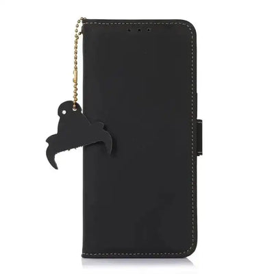 Genuine Leather Magnetic RFID Leather Phone Case MyMobile