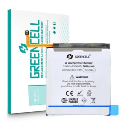 Greencell Samsung Galaxy S24 5G G9121B Replacement Battery with Adhesive Strips 3880mAh GREENCELL