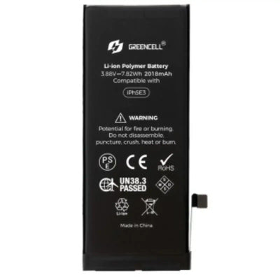 Greencell Standard Capacity 2018mAh iPhone SE 2022 Replacement Battery with Adhesive Strips GREENCELL