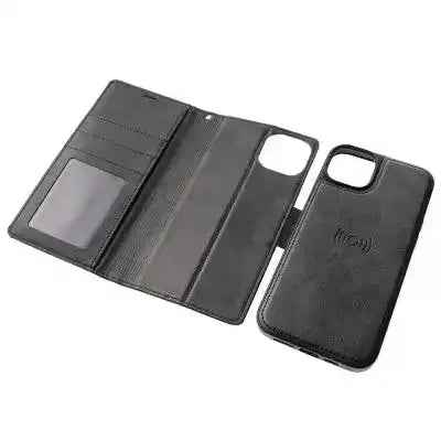 Hanman 2 in 1 Detachable Magnetic Flip Leather Wallet Cover Case for iPhone 16 Pro Max