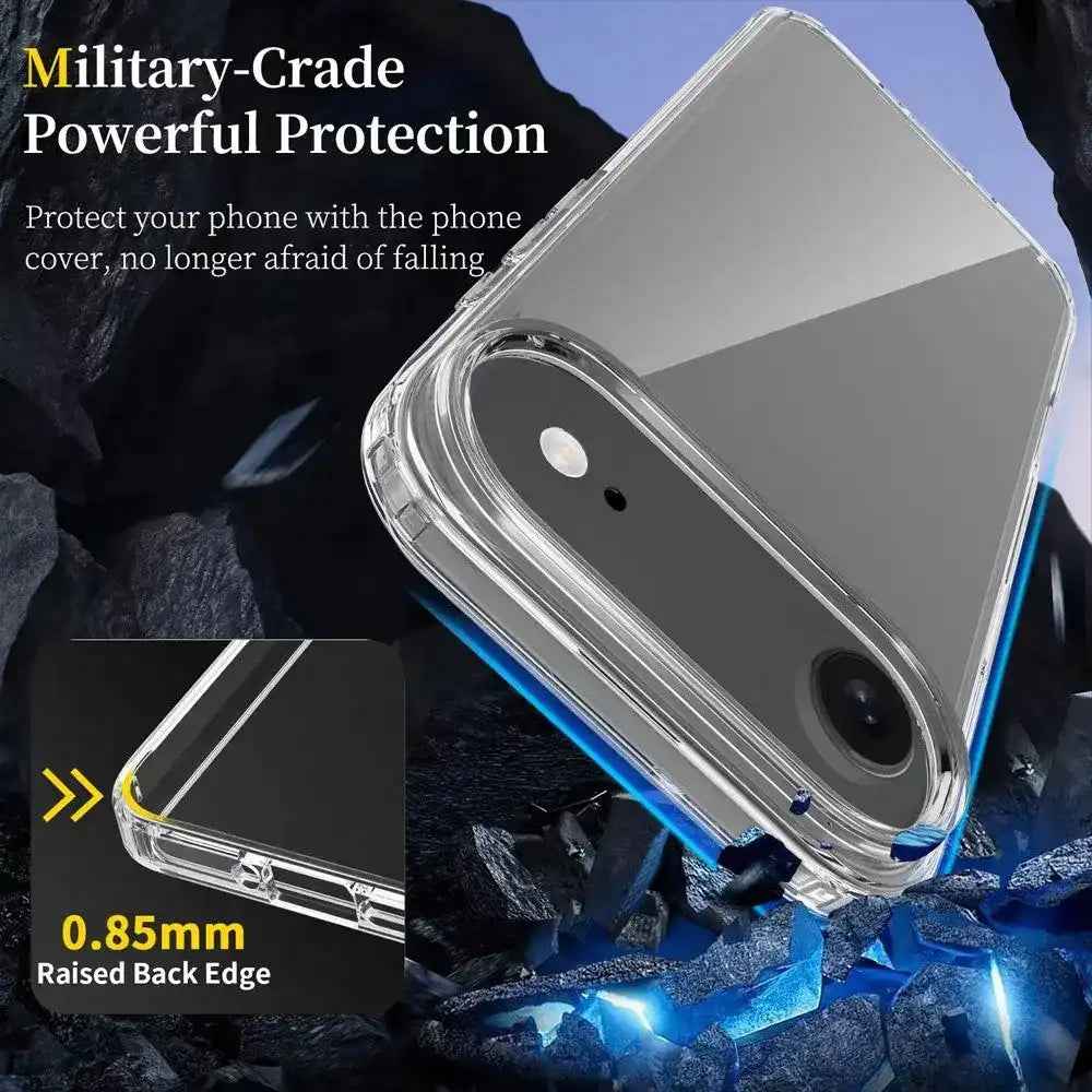 High Quality Acrylic + TPU Hybrid Transparent Case Cover for iPhone 17 Air