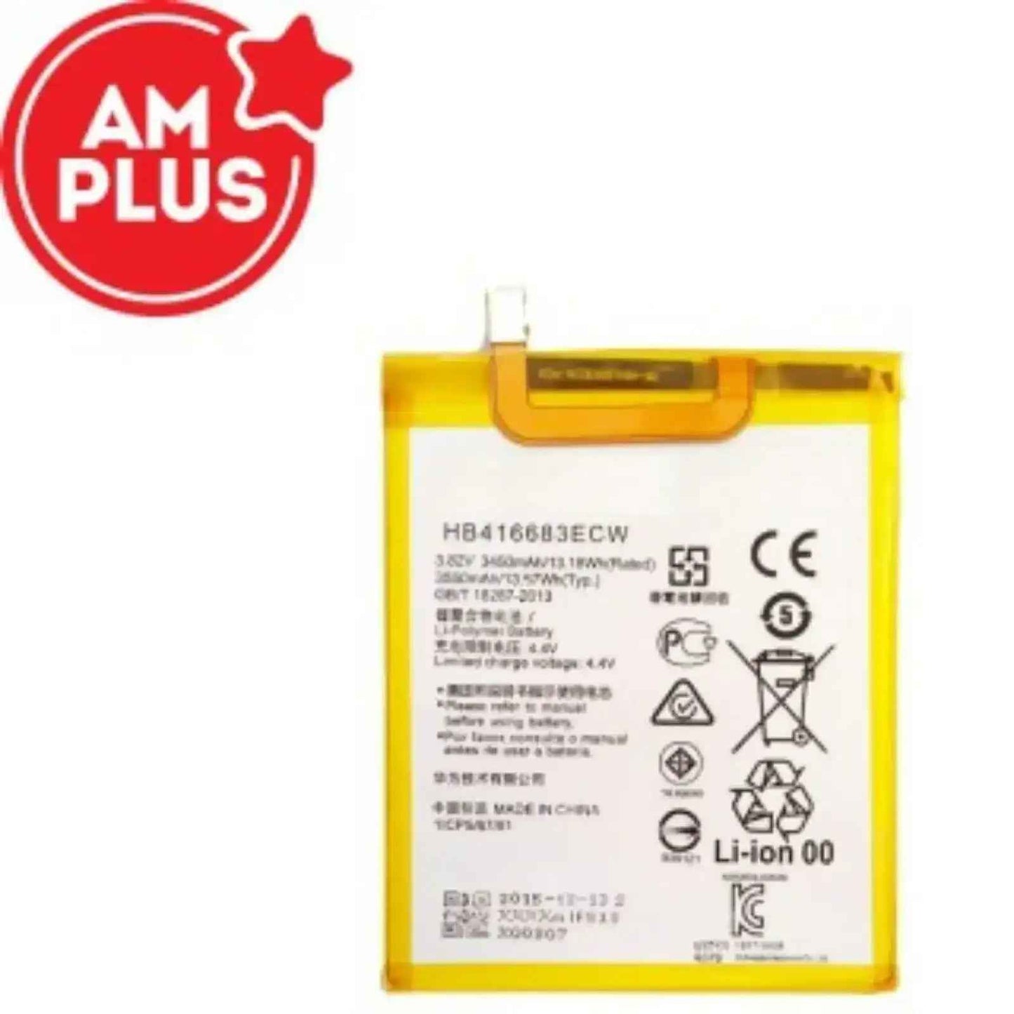 Huawei Nexus 6P Replacement Battery 3450mAh AMPLUS