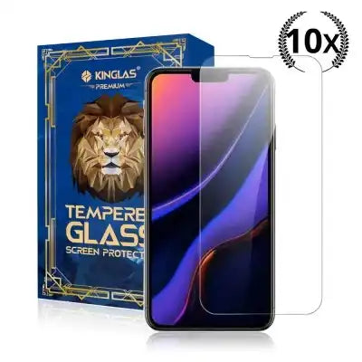 Kinglas 10 Packs Tempered Glass Screen Protector For iPhone 13 mini Kinglas