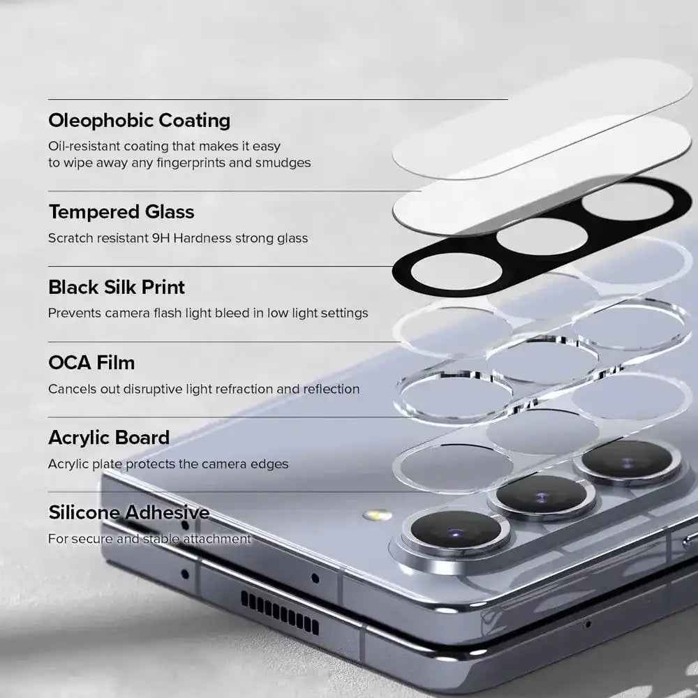 Kinglas 3D Silk Printing Camera Lens Protector Film for Samsung Galaxy Z Fold6